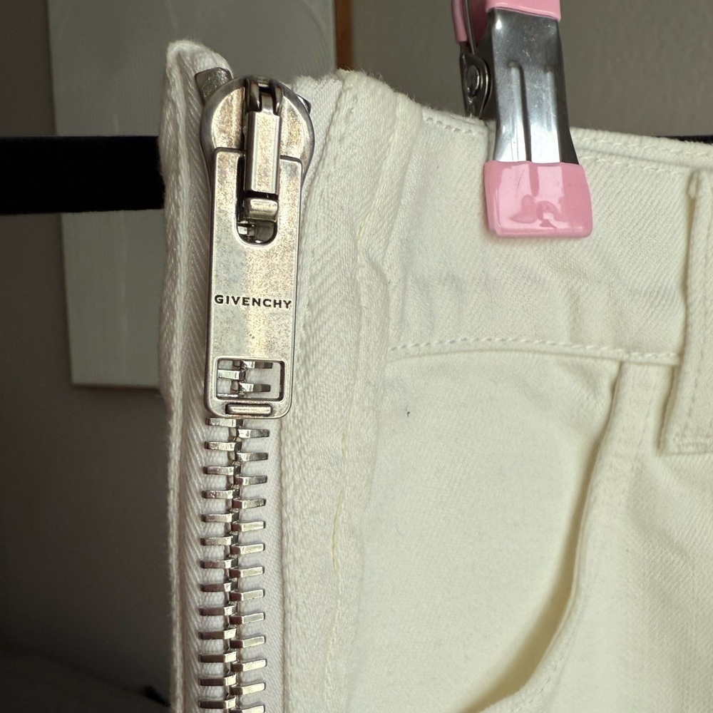 Givenchy Cream Denim Skirt - Picture 5 of 7